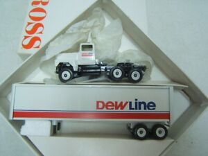 Winross Dew Line Cargo Van Ford CL9000 Cab Diecast 1/64 1987 MIB