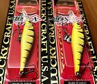 New Listing2 Lucky Craft Pointer 78DD SP Minnow Jerkbait Lures TIGER PERCH