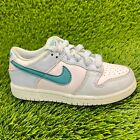 Nike Dunk Low Mineral Boys Size 11.5C Gray Athletic Shoes Sneakers FD1228-002