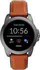 Fossil Mens Gen 5E 44mm Stainless Steel Touchscreen Smartwatch with Speaker,