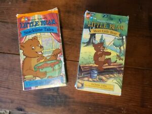 Little Bear VHS Lot Meet Little Bear Snacktime Tales