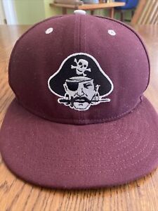 Pittsburgh Pirates New Era 59Fifty Fitted 7 3/8 Hat MLB Red Vintage Rare Style
