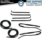 Door & Window Run Channel Sweep Felt Front Seal Kit for 80-86 Ford Pickup Truck (For: Ford)