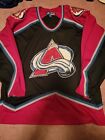 NHL Starter Colorado Avalanche Rare Black Fashion Hockey Jersey, Size XL