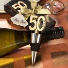 Fashioncraft 50th Anniversary or Birthday Wine Bottle Stopper Anniversary Favor
