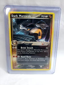 2004 Dark Marowak Pokemon Card 70 HP 7/109