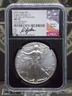 2021 SILVER Eagle *TYPE 2* $1 NGC MS70 #081ARC *FDOP* **RYDER** First 38 Boxes