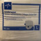 Medline Adult Diapers Underwear Large Extra Absorbent 18 count