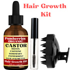 Organic Castor with Rosemary Biotin Caffeine Mint & Saw palmetto Hair Growth Oil