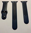Apple Watch Nike+ Obsidian Black Sport Band Series 42mm SE 44mm 8 45mm 49mm Blue