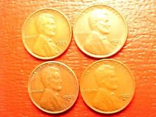 1928-D XF 1929-D XF 1929-S XF 1932-D XF LINCOLN WHEAT CENT PENNIES TOUGH DATES+!