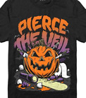 Pierce The Veil halloween pumpkin black T-shirt Cotton S-4XL