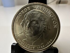 2007 George Washington Pres. Dollar No Edge Lettering. Top 100 modern coin. MS