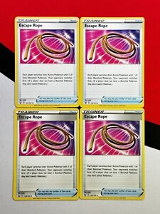 Escape Rope Trainer  125/163 Battle Styles x4 Pokemon Playset 4x PACK FRESH