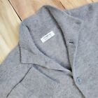 Malo Optimum Sweater Mens XL Gray Wool Cashmere Cardigan