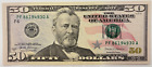NEW Uncirculated $50  FIFTY Dollar Bill  Series 2017A  ONE NOTE
