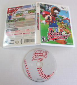 Used Cased Mario Super Sluggers (Wii, 2008) Free Shipping!