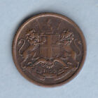 1835 East India Company  India  1/12 Anna coper coin