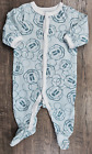 Baby Boy Clothes Nwot Disney Baby Newborn Blue Mickey Footed Outfit