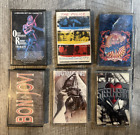 80s Hard Rock Cassette Lot of 6 Bon Jovi Dokken Ozzy Hurricane Steel Heart
