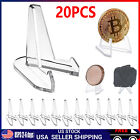 20PCS Large Size Acrylic Trading Card Stands For Coin Sport Cards Display Holder