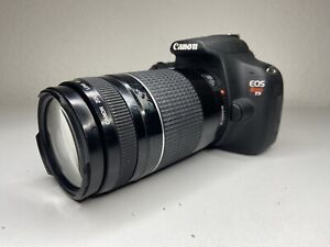 Canon EOS Rebel T5 DSLR 18.0MP Camera with 75-300mm 1:4-5.6 Lens