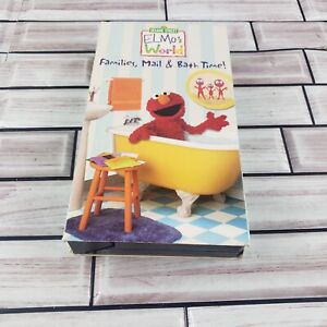 Rare Elmo’s World - Families, Mail and Bath Time VHS 2004 Sesame Street