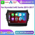 GPS Navi Bluetooth 2+32GB Carplay Car Stereo Radio RDS For Hyundai IX45 Santa Fe