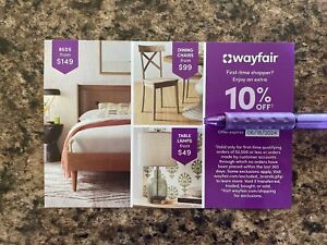 New ListingWayfair 10% Off Coupon First Time Shopper - Expires 06/18/24