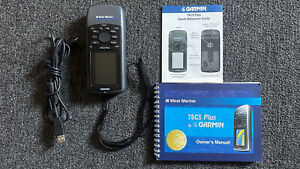 GARMIN GPSMAP 76CS  Plus  Handheld Portable Navigator Bundle, GPS ,Manual & Case