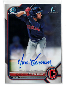 New Listing2022 1st Bowman Chrome Prospect AUTO Jose Fermin #CPA-JF! Cardinals! Autograph!