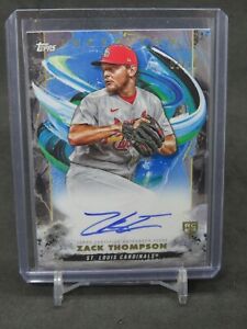New Listing2023 TOPPS INCEPTION ZACH THOMPSON RC AUTO BLUE /10 ST. LOUIS CARDINALS JB15