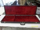 Vintage Electric Guitar Case Made in USA BLACK / RED 41 1/2 X 12 1/2 X 2 3/4