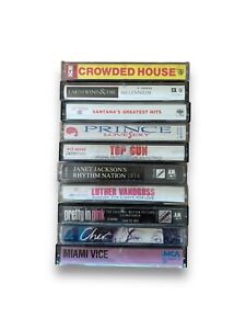 Lot of 10 Mixed Vintage 70s 80s 90s Music Cassette Tapes. Condition Varies. 👀