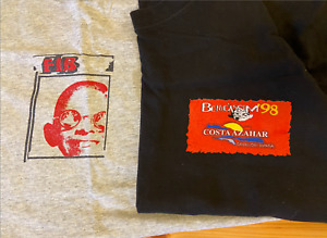 Vintage 1998 Benicassim Festival Spain XL T-Shirts - Bjork Sonic Youth PJ Harvey