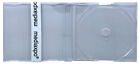 SLIM Import CD-5 Maxi SUPER Clear CD Jewel Cases J Card European 7.2mm Lot