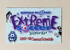 1997-98 Buffalo Blizzard Indoor Soccer Pocket Schedule NPSL Kodak Advantix ⚽️⚽️
