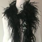 Shekyeon 2yards/lot 1.9 Meter Ostrich Feather Boa 1-Ply Costume Decoration Feath