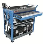 New ListingTool Cart, 3 Tier Rolling Tool Cart with Drawers, Heavy Duty Tool Cart on Wheels