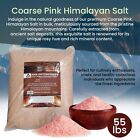 55lbs Bag Natural Mineral KOSHER Premium Grain Pink Himalayan Salt Bulk