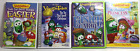 Lot of 4 Veggie Tales DVD Movies Easter Christmas Penniless Princess