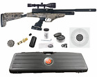 Hatsan AT-P2 QE Tact PCP Air Pistol .22 Cal Timber w/Targets & Pellets and Scope