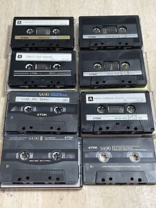 Lot of 8 TDK SA90 Cassette Tapes 90 Min High Bias Type II Sold As Blank