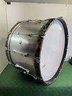 Ludwig 24” Marching Band Bass Drum Chrome Wrap Monroe Badge C Details