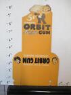 ORBIT chewing gum 1930s store display box candy LISTERATED nuggets yellow