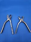Vintage Dritz & Sons And Scovill Snap & Eyelet Pliers Metal Fastener Lot Of 2