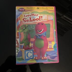 Barney - Lets Play School (DVD, 1999, Classic Collection) Read.