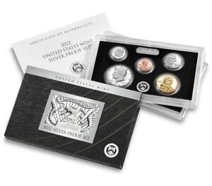 2022 US Mint SILVER Proof Set 22RH w/ OGP COA Perfect Mint Condition