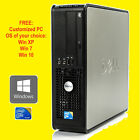 🍀 VINTAGE RETRO PC! Dell Optiplex 780 SFF Core 2 Duo 500GB 4GB Windows XP 7 10