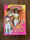 1986 Gem Hasbro Jem and the Holograms Glitter n Gold Rio Doll w/ Cassette NIB